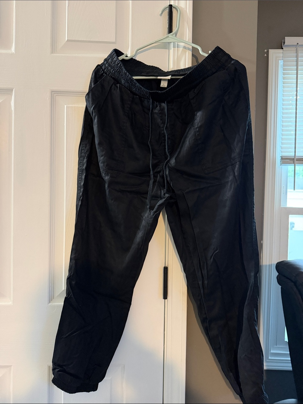a new day Black Drawstring Waist Jogger Pants